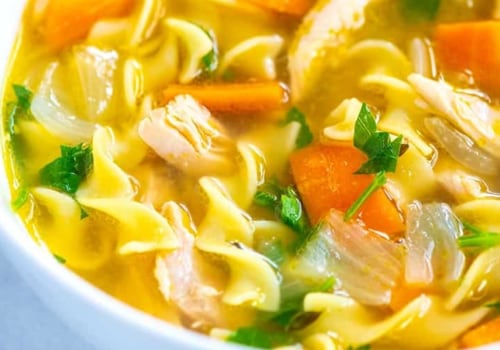 Cheesy Chicken Noodle Soup - A Healthy Lunch Idea For Kids
