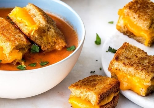 Tomato Soup With Grilled Cheese Croutons: A Healthy Lunch Idea For Kids